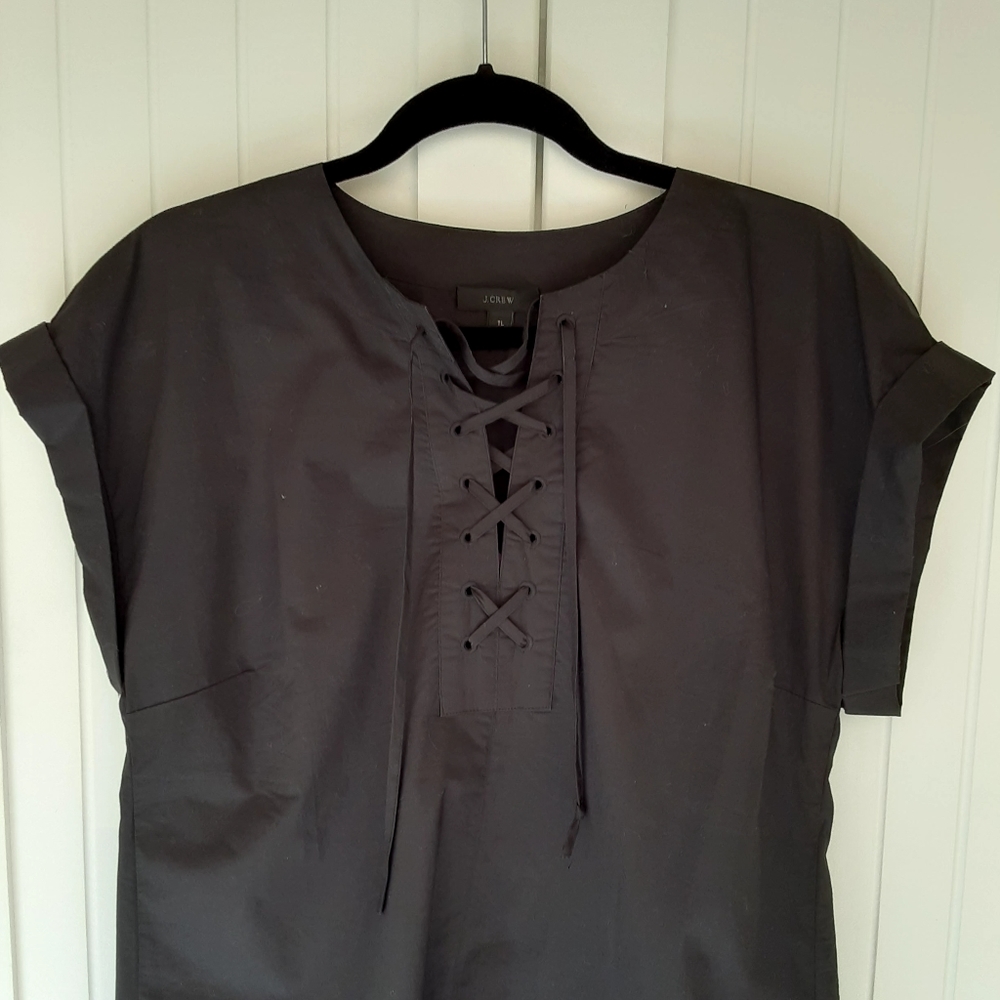 J Crew Cotton Shirtdress, size TL